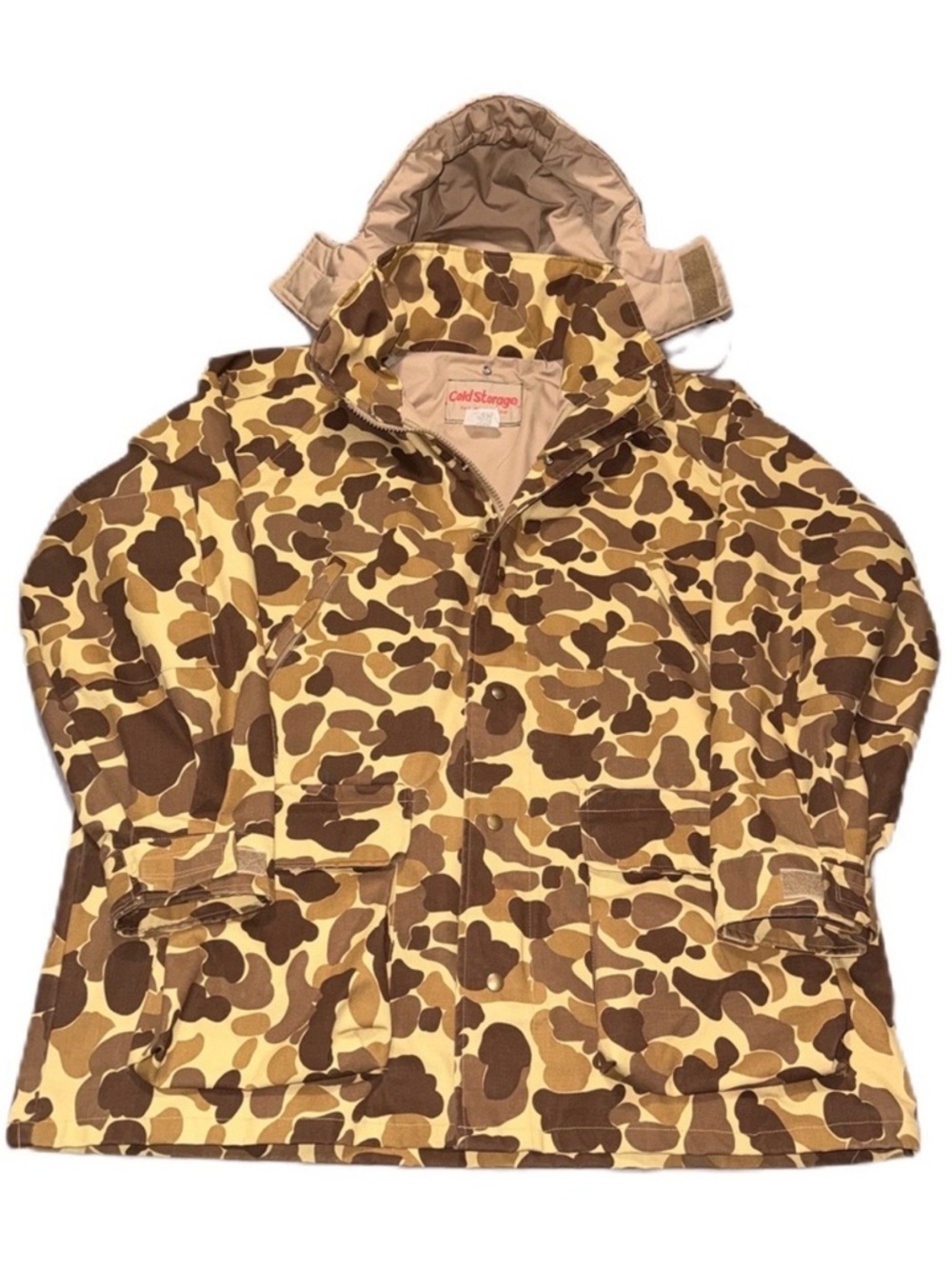 Vintage Cold Storage 3-in-1 Duck Camo Jacket XL Gore-Tex Parka & Puffer Coat EUC